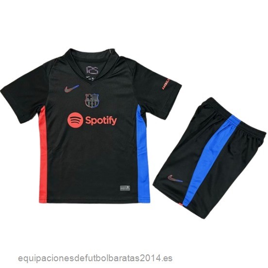 Nuevo 2ª Conjunto De Niños Barcelona 24/25 Negro Baratas